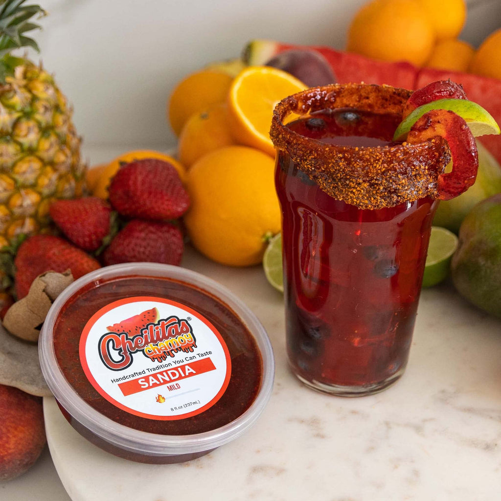 Cheilitas Chamoy Mexican Rim Candy Dip Paste 8 oz | Hand Crafted for Drinks, Cocktails, Micheladas, Beer and More (Tamarind)