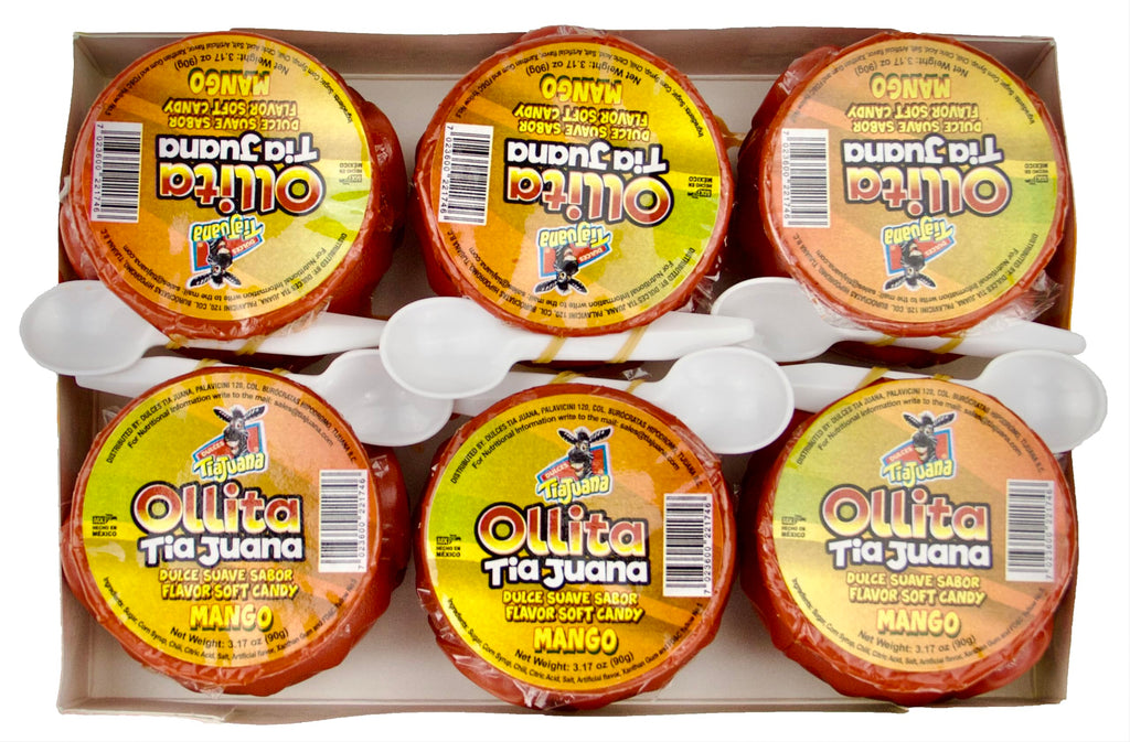 Ollita Tiajuana - Mini-Pot Tamarind Flavor Soft Candy: Dulce Suave Sabor Tamarindo