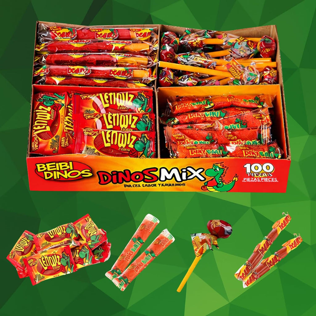 100 Piece Tamarind Candy Mix – Mexican Candy Variety Pack – Sweet, Spicy & Tangy Assorted Candy – Individually Wrapped Snack Box for Parties, Piñatas & Gifts
