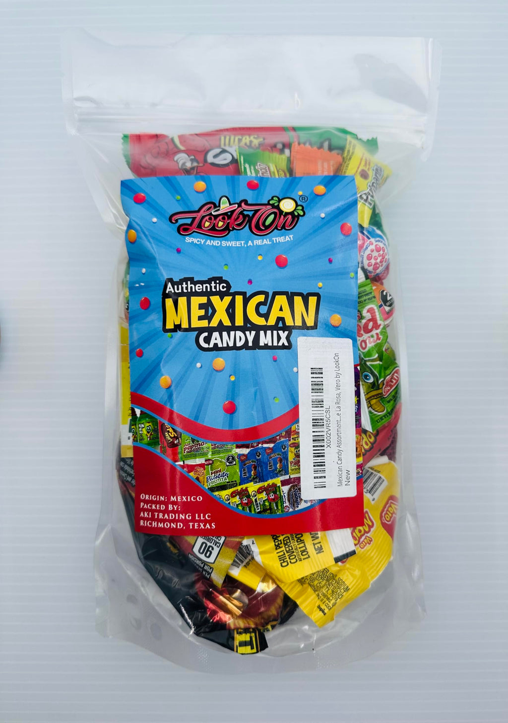Mexican Candy Mix Dulces Mexicanos surtidos candy, Such as Sweet, Sour and Chili with Tangy taste of our Variety Pack (50 Count) by LookOn.
