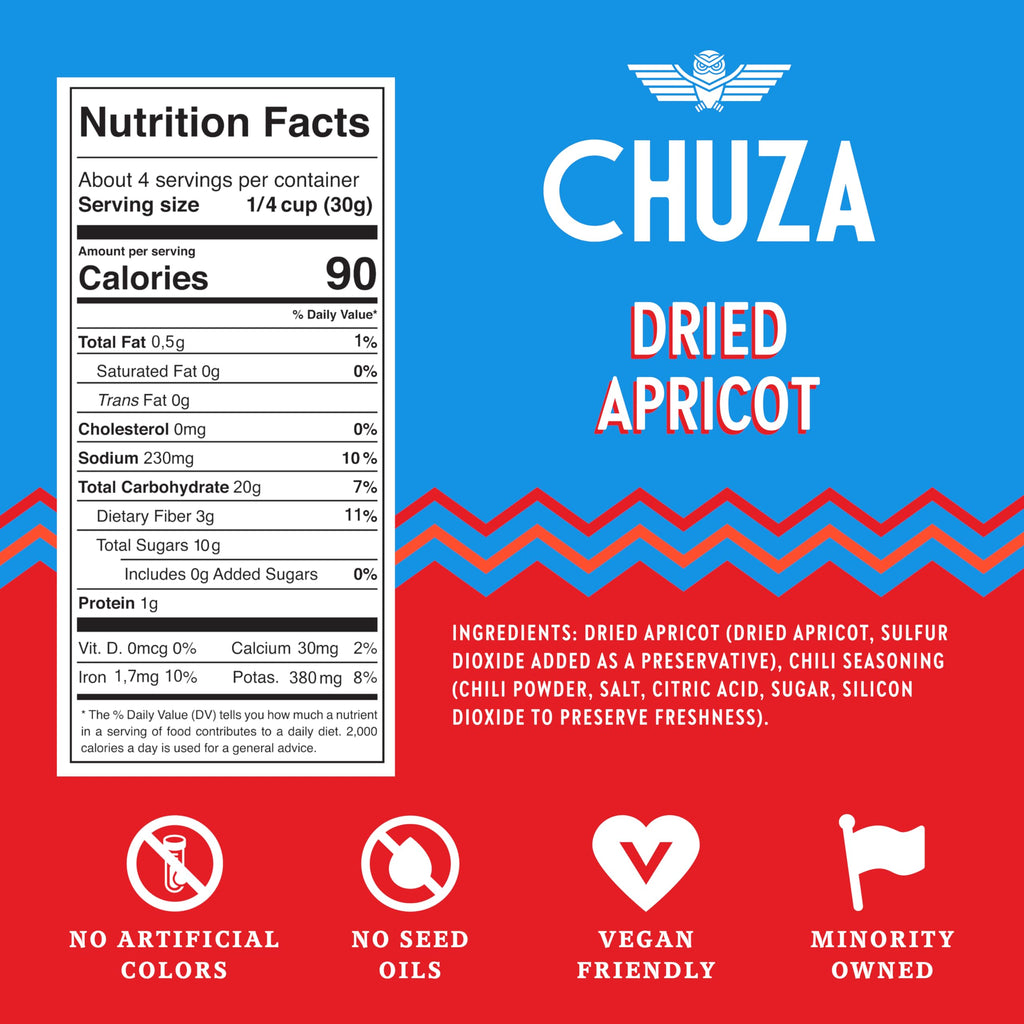 CHUZA Spicy Dried Mango Snacks Bites (4.5 oz. Pack of 2) – Mexican Candy Style Sweet Chili Dried Mango, with Chili Seasoning, Chili Powder, Dried Fruit Snacks, Spicy Snacks