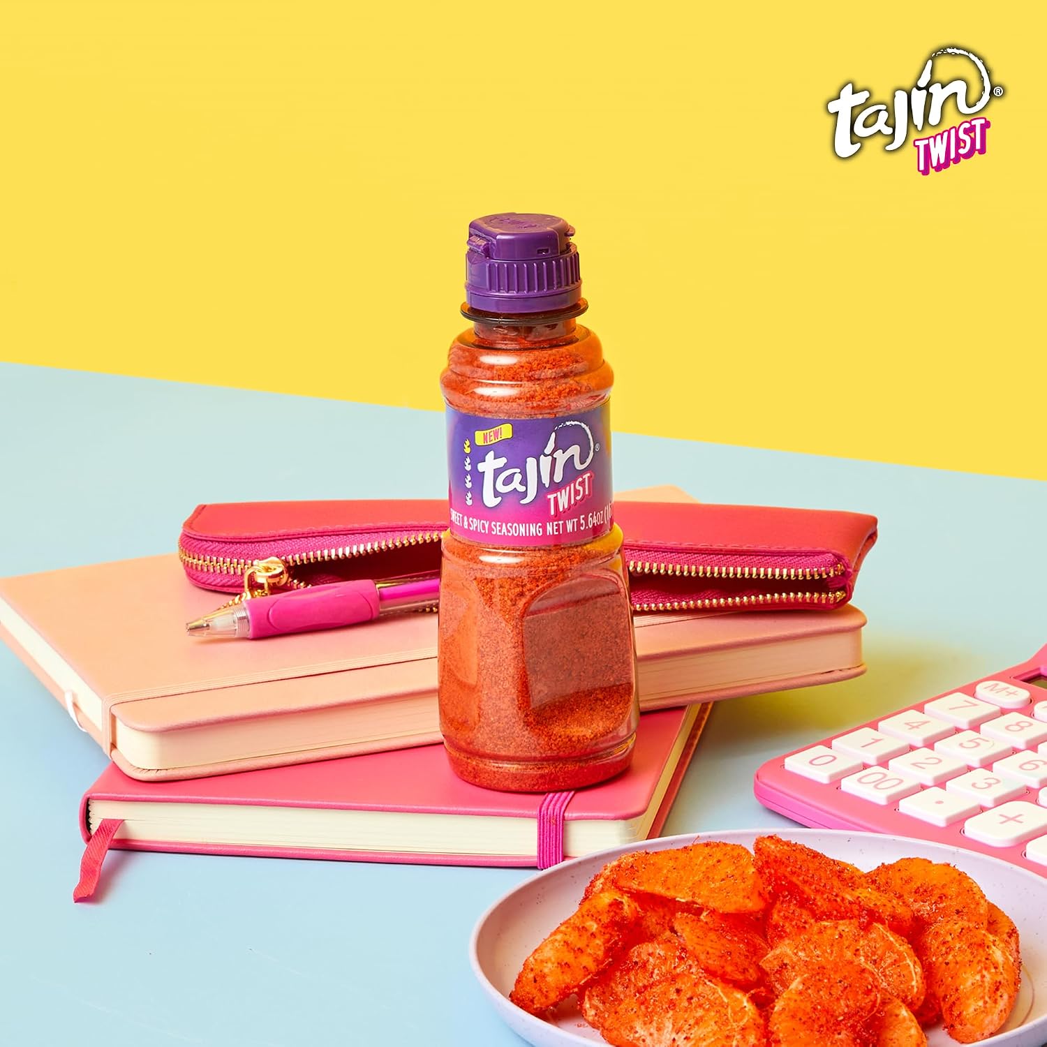 Tajin Twist Sweet and Spicy Seasoning, Fruit and Chili Powder, 10.6oz (Pack of 2)