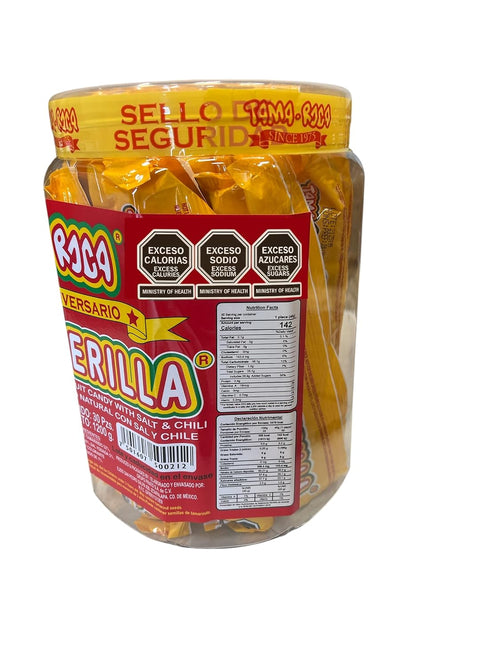 Banderilla Tama-Roca Tamarindo Mexican Candy Sticks. Contains 30 Pieces of Spicy Tamarind Candy With Salt And Chili 42.3 oz. (Pack of 2)