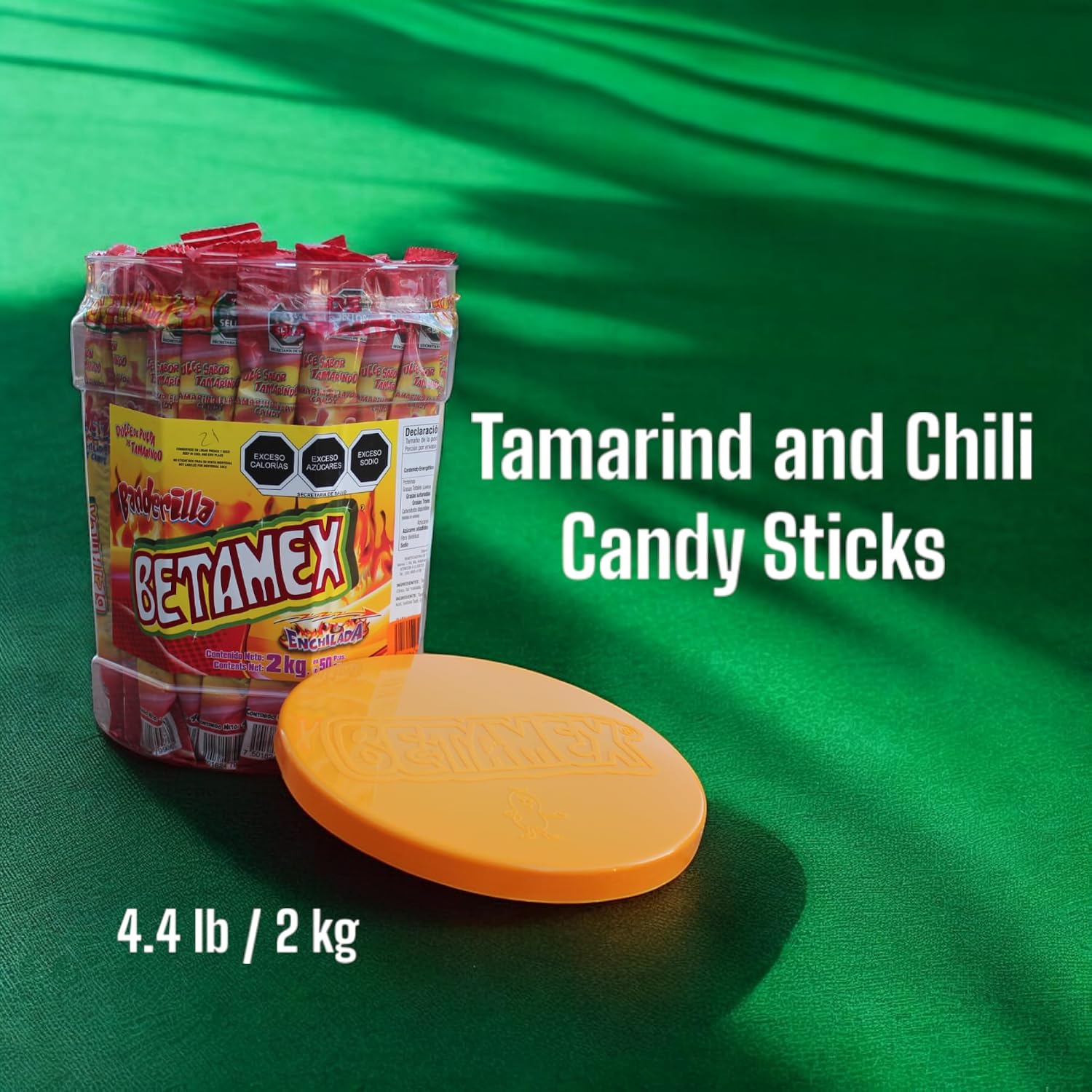 Banderilla Envuelta 2kg 50 pcs Tamarind Candy Spicy Sticks Individually Wrapped