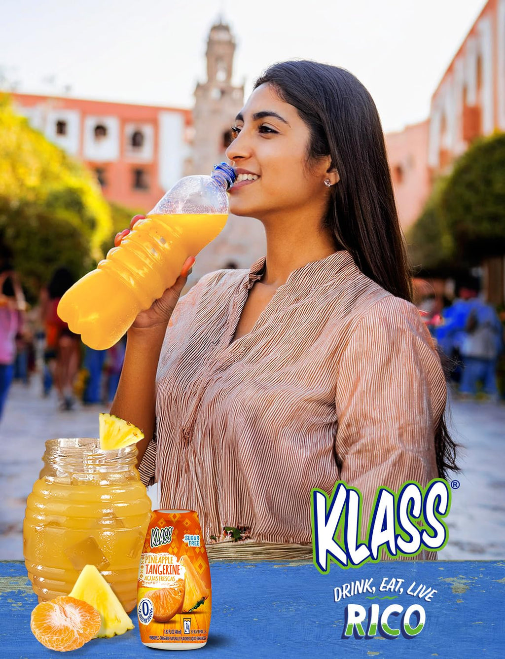 Klass Aguas Frescas | Liquid Water Enhancer | Cucumber-Limeade | Naturally Flavored | Sugar Free | Zero Calories Per Serving | Keto | 4 Bottles, Makes 96 Drinks