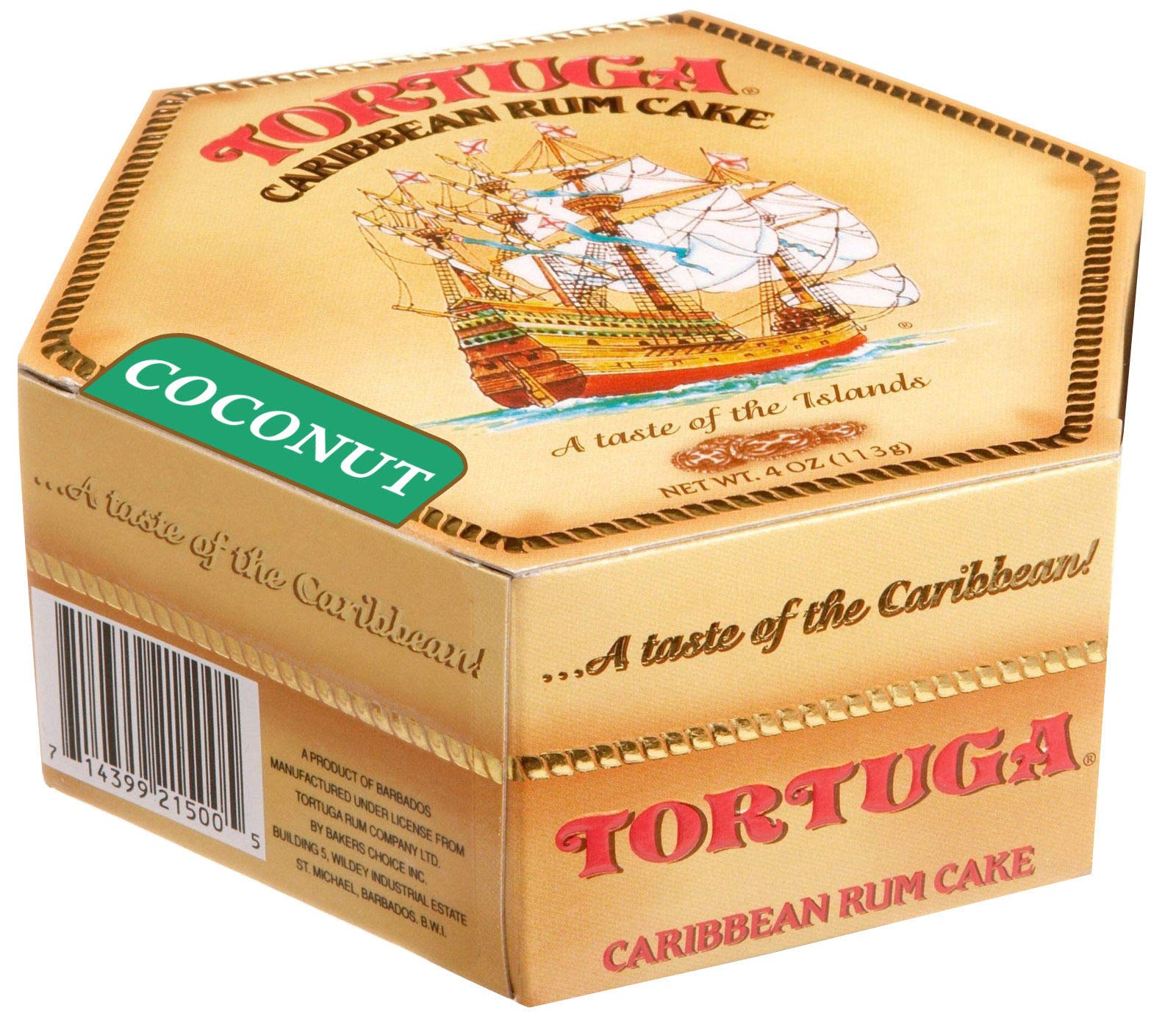 TORTUGA Provenance Rum Cake Variety Pack – 4 oz. - 6 Pack - The Perfect Premium Gourmet Gift for Stocking Stuffers, Gift Baskets, and Christmas Gifts - Great Mini Cakes for Delivery