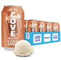 Cove Prebiotic Soda Soft Drinks with Zero Sugar - Refreshing Healthy Soda Alternative with 4g of Fiber for Digestive Support - Natural, Caffeine Free Sparkling Beverage - Frozen Favorites, 12 Pack