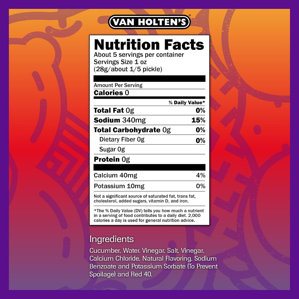 Van Holten's Pickles - Jumbo Chamoy Pickle-In-A-Pouch - 12 Pack