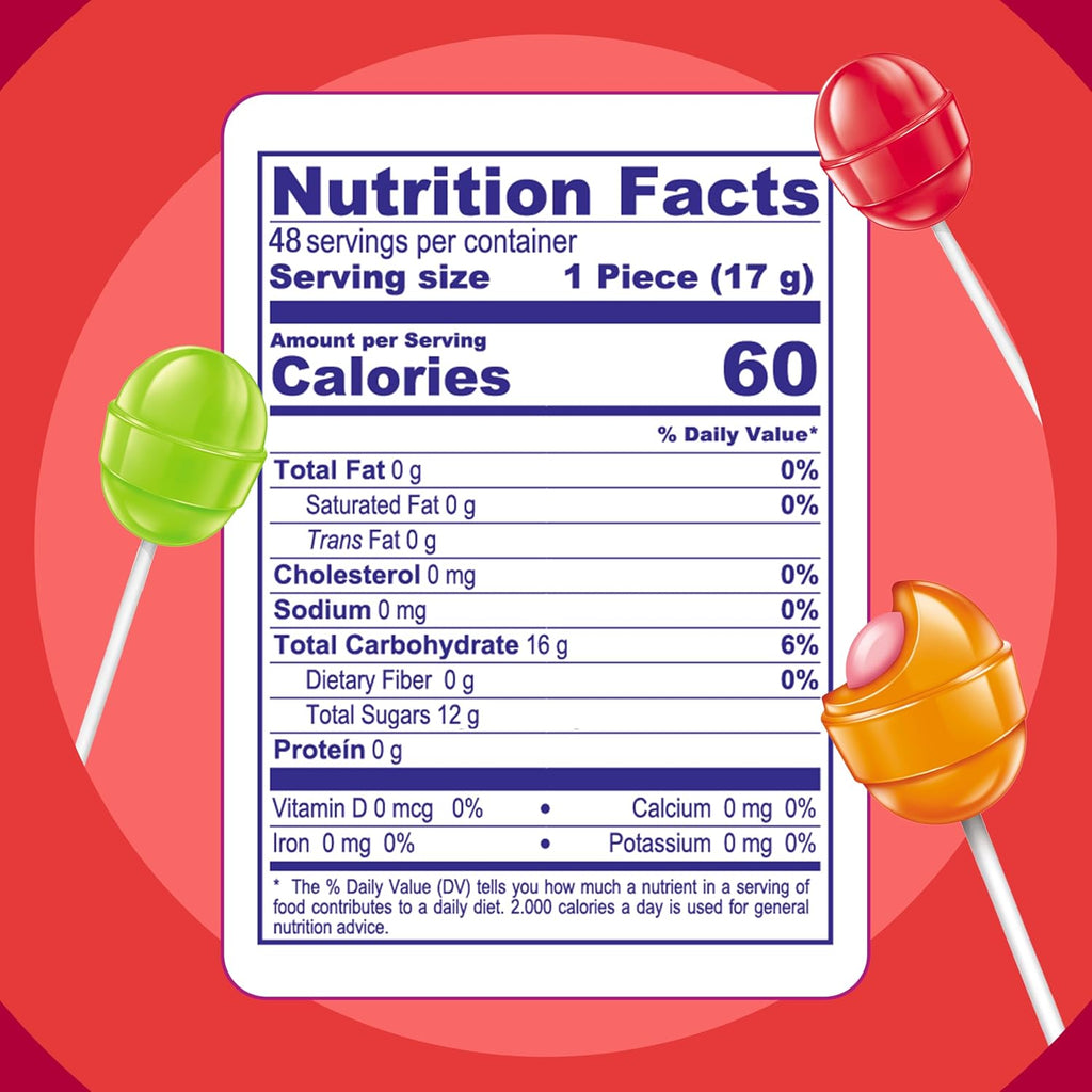 Colombina Bon Bon Bum Passion Fruit Lollipops, Tropical Fruit Hard Candy, Individually Wrapped Candy Pops for Parties, Candy Bowl Refill, Office or Classroom Rewards, 24 Count