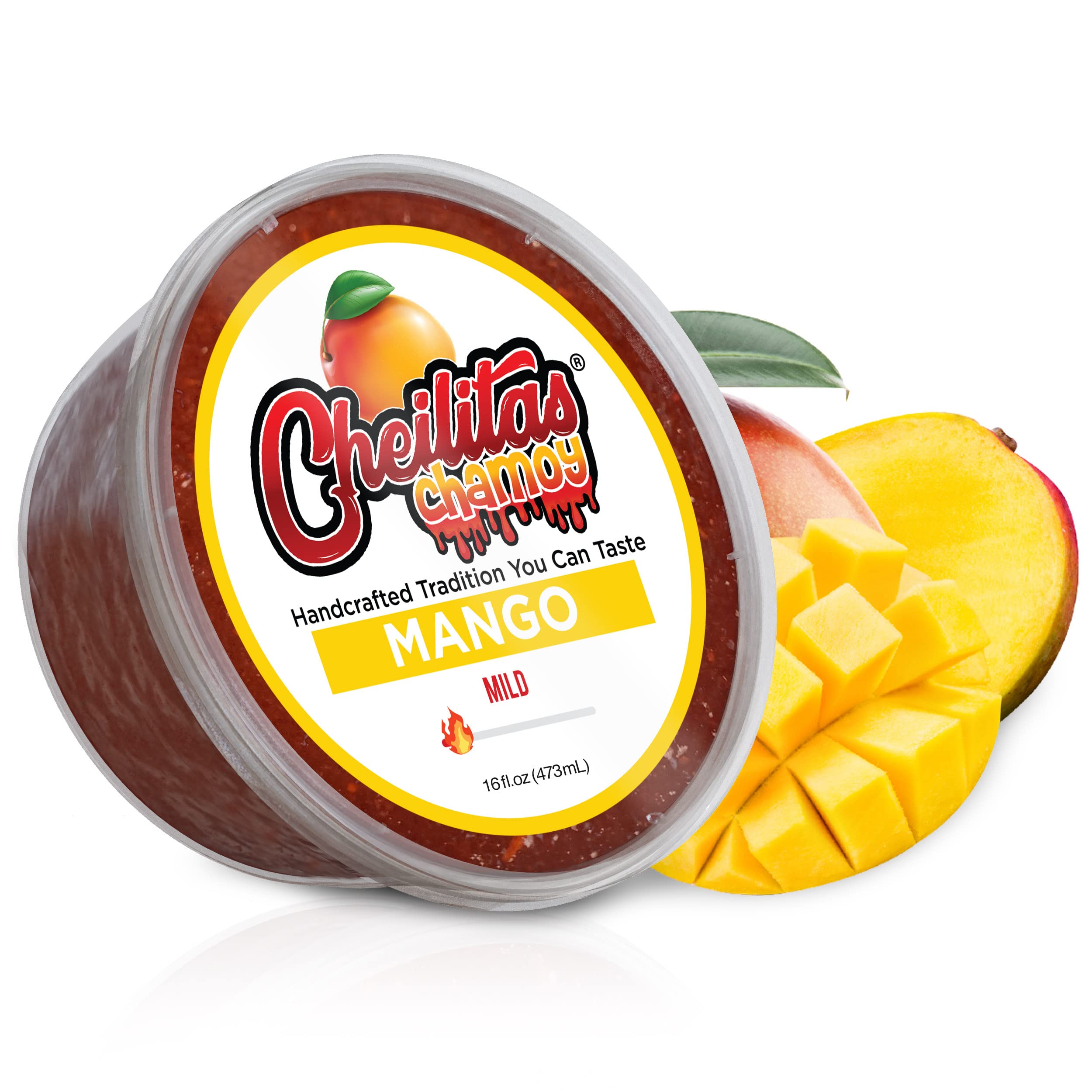Cheilitas Chamoy Mexican Rim Candy Dip Paste 8 oz | Hand Crafted for Drinks, Cocktails, Micheladas, Beer and More (Tamarind)