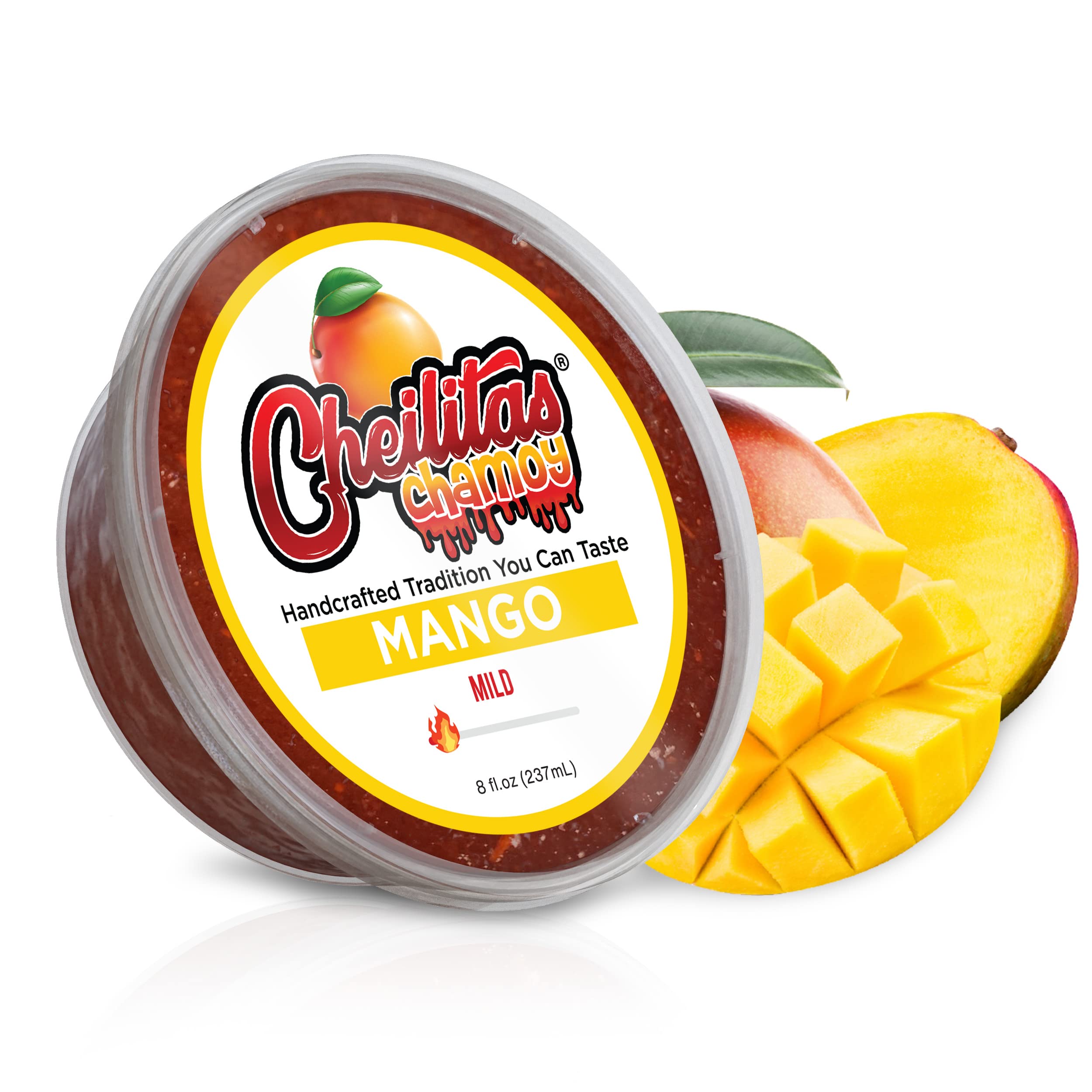Cheilitas Chamoy Mexican Rim Candy Dip Paste 8 oz | Hand Crafted for Drinks, Cocktails, Micheladas, Beer and More (Tamarind)