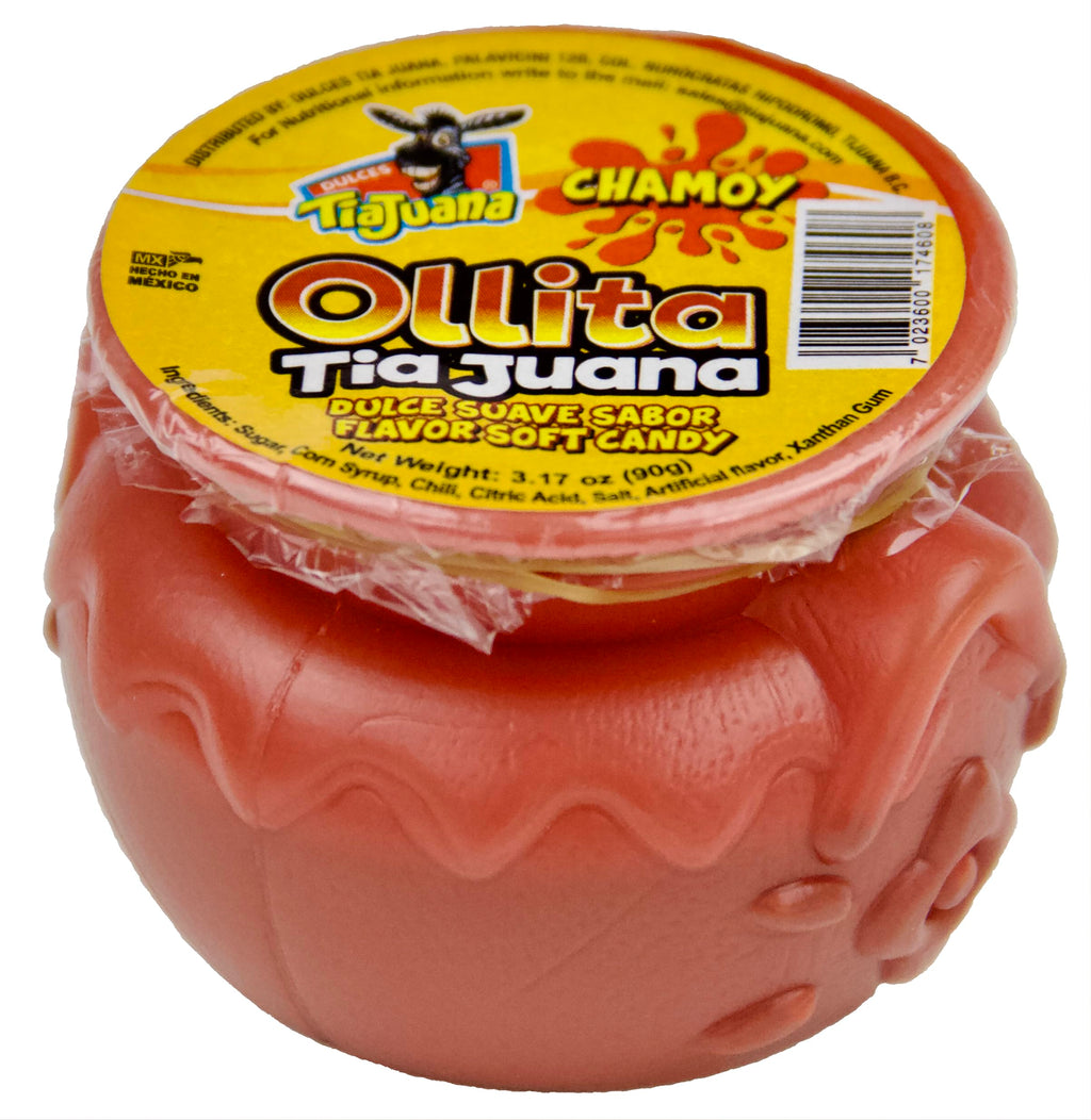 Ollita Tiajuana - Mini-Pot Tamarind Flavor Soft Candy: Dulce Suave Sabor Tamarindo