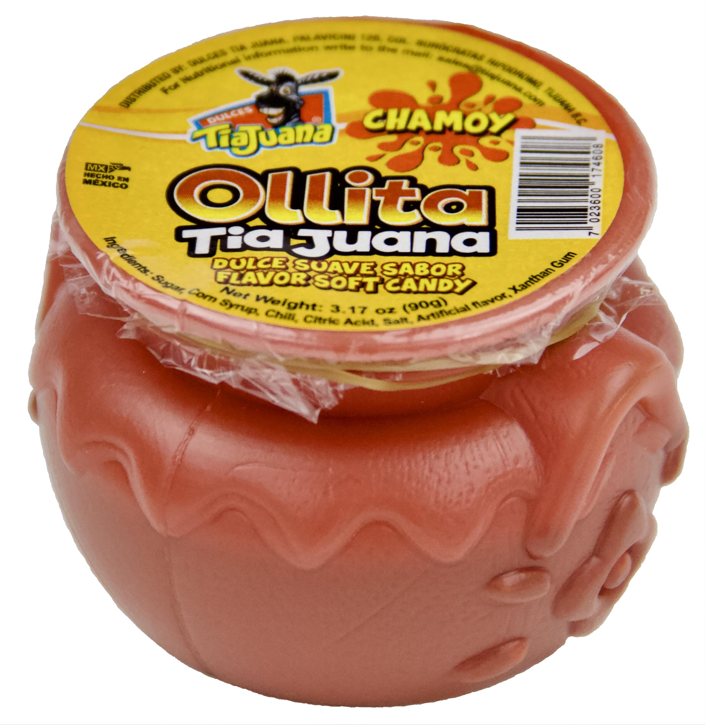 Ollita Tiajuana - Mini-Pot Tamarind Flavor Soft Candy: Dulce Suave Sabor Tamarindo
