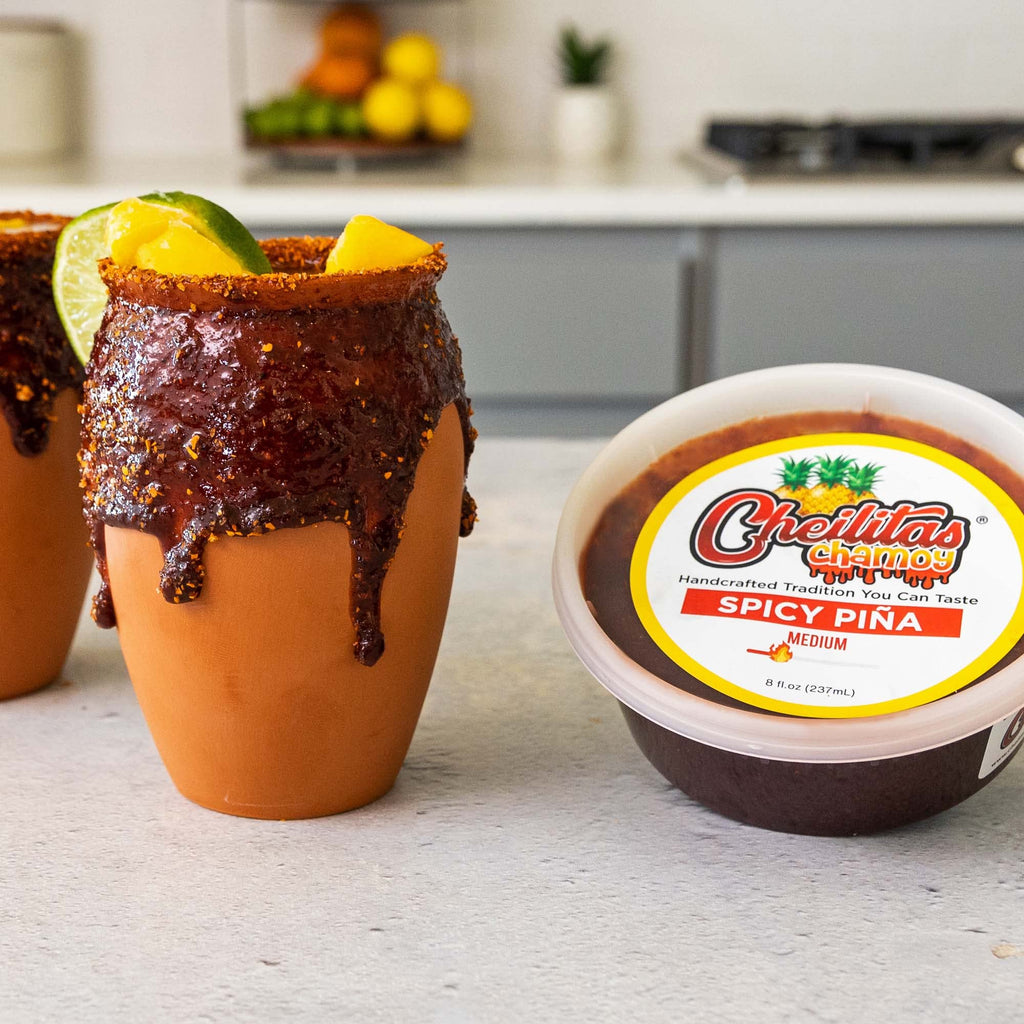 Cheilitas Chamoy Mexican Rim Candy Dip Paste 8 oz | Hand Crafted for Drinks, Cocktails, Micheladas, Beer and More (Tamarind)