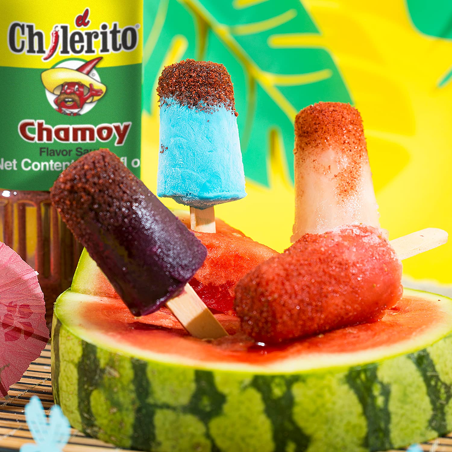 2 Pack EL CHILERITO Sauce Flavor Chamoy 5L/ 166.5 Fl. Oz - Mexican Foods - Excellent For Garnishing Fruits And Snacks - Mexican Flavor - To Share With Friends And Family - Kosher - Natural Ingredients - Chili - Chamoy