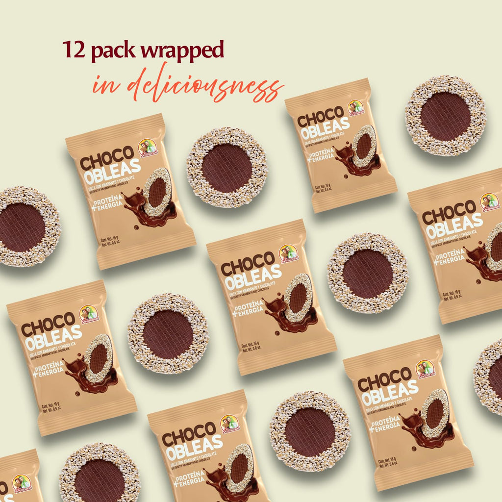 Obleas with Cajeta Family Display pack 20 pieces Las Sevillanas
