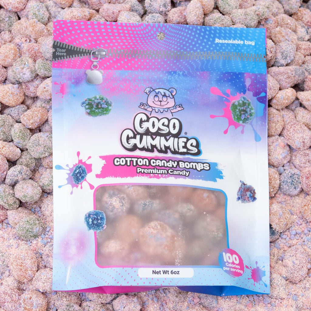 Goso Gummies Spicy Chamoy Gusher Bombs – 6oz Resealable Bag – Tangy Chamoy Filled Gusher Candy