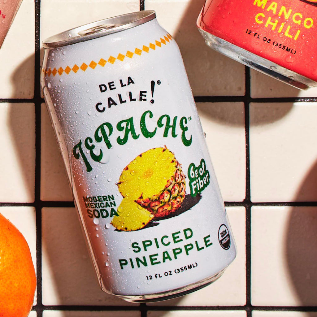 De La Calle Tepache - Mixta Variety Pack - Modern Mexican Soda - Craft Fermented Pineapple Sparkling Beverage - Certified Organic, Non-Alcoholic, Healthy Soda, Low Sugar, Low Calorie, Non-GMO