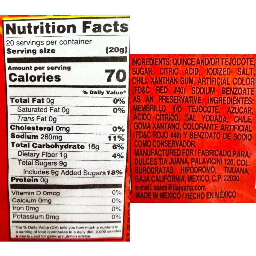 Trozi-Locos Spicy Tamarind Soft Candy Bites 14.1 oz (2 Pack) Sweet & Spicy Tamarind Candy Strips, Authentic Mexican Candy, Tiritas de Tamarindo Picosito