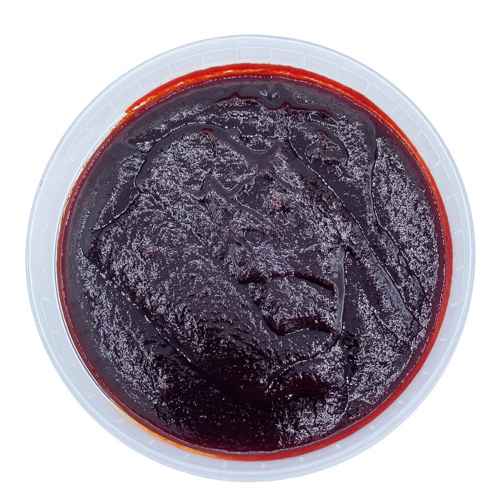 Sapo's Miches Chamoy Rim Dip - Tamarind Candy Sauce for Drinks, Micheladas & Cocktails, 8 oz (Pineapple)