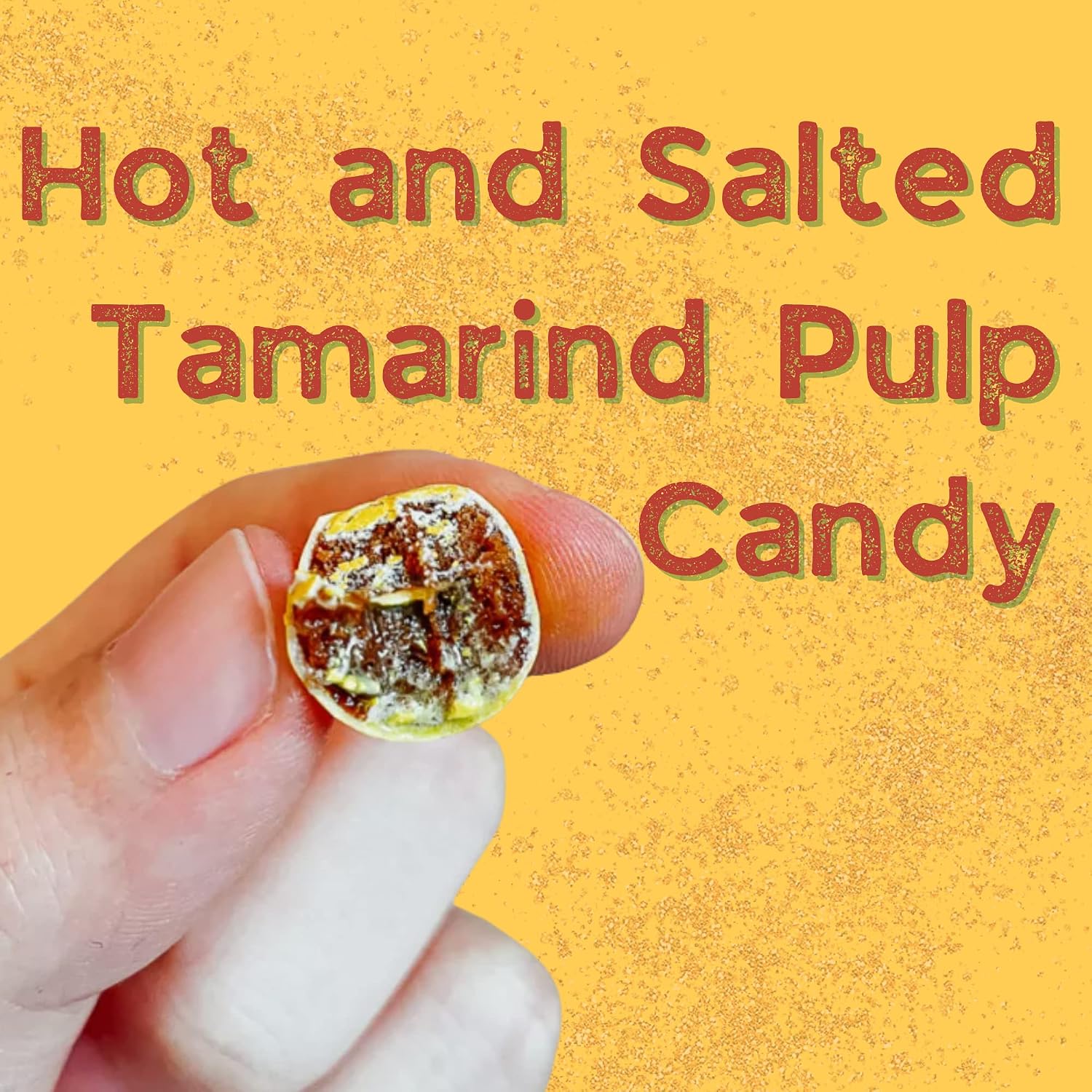 Sweetzo Pulparindo Mexican Candy Sweet and Salty Tamarind Pulp Individual Single Serving On the Go Bags, Hard Shell Soft Candies Filled Center (Pack of 6)