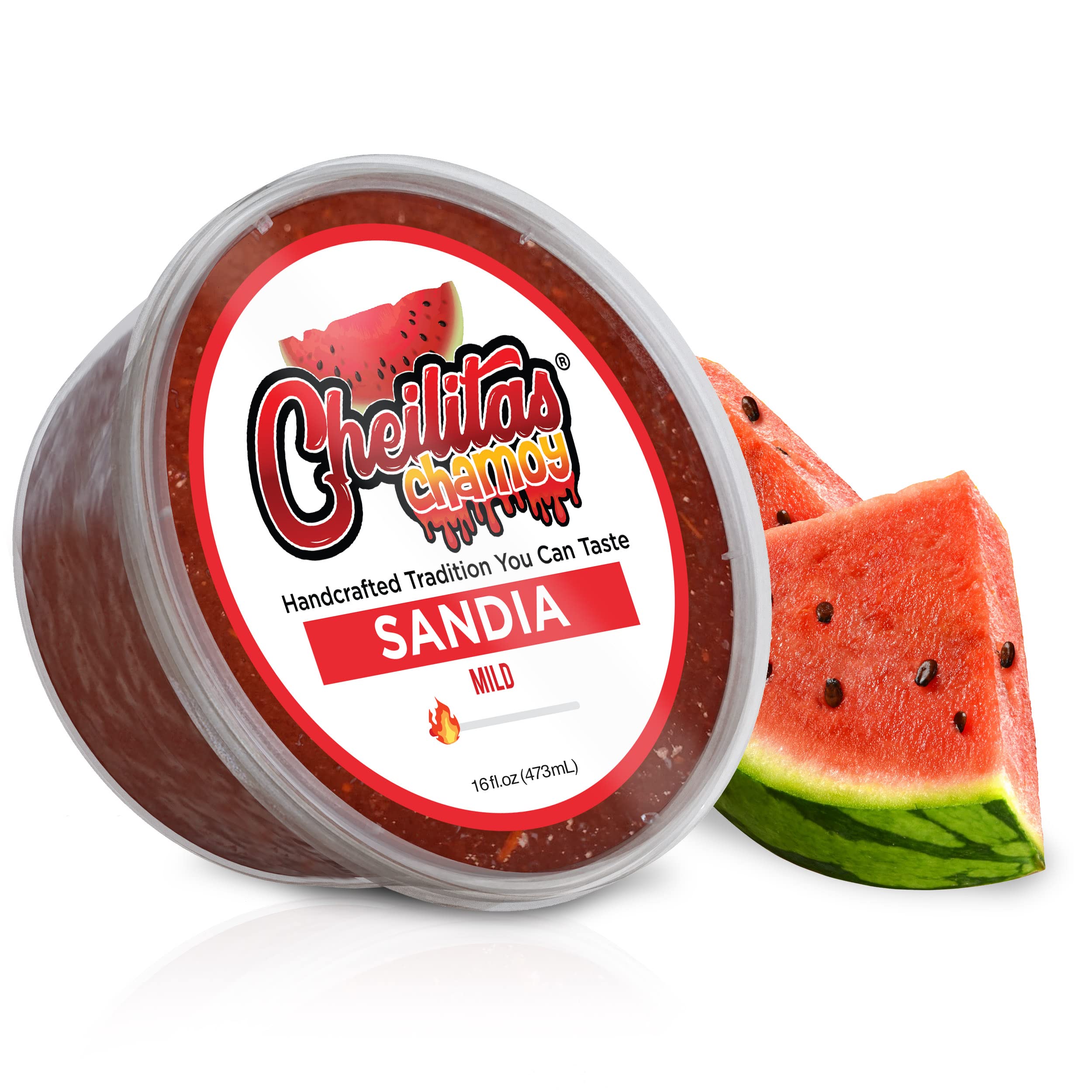 Cheilitas Chamoy Mexican Rim Candy Dip Paste 8 oz | Hand Crafted for Drinks, Cocktails, Micheladas, Beer and More (Tamarind)