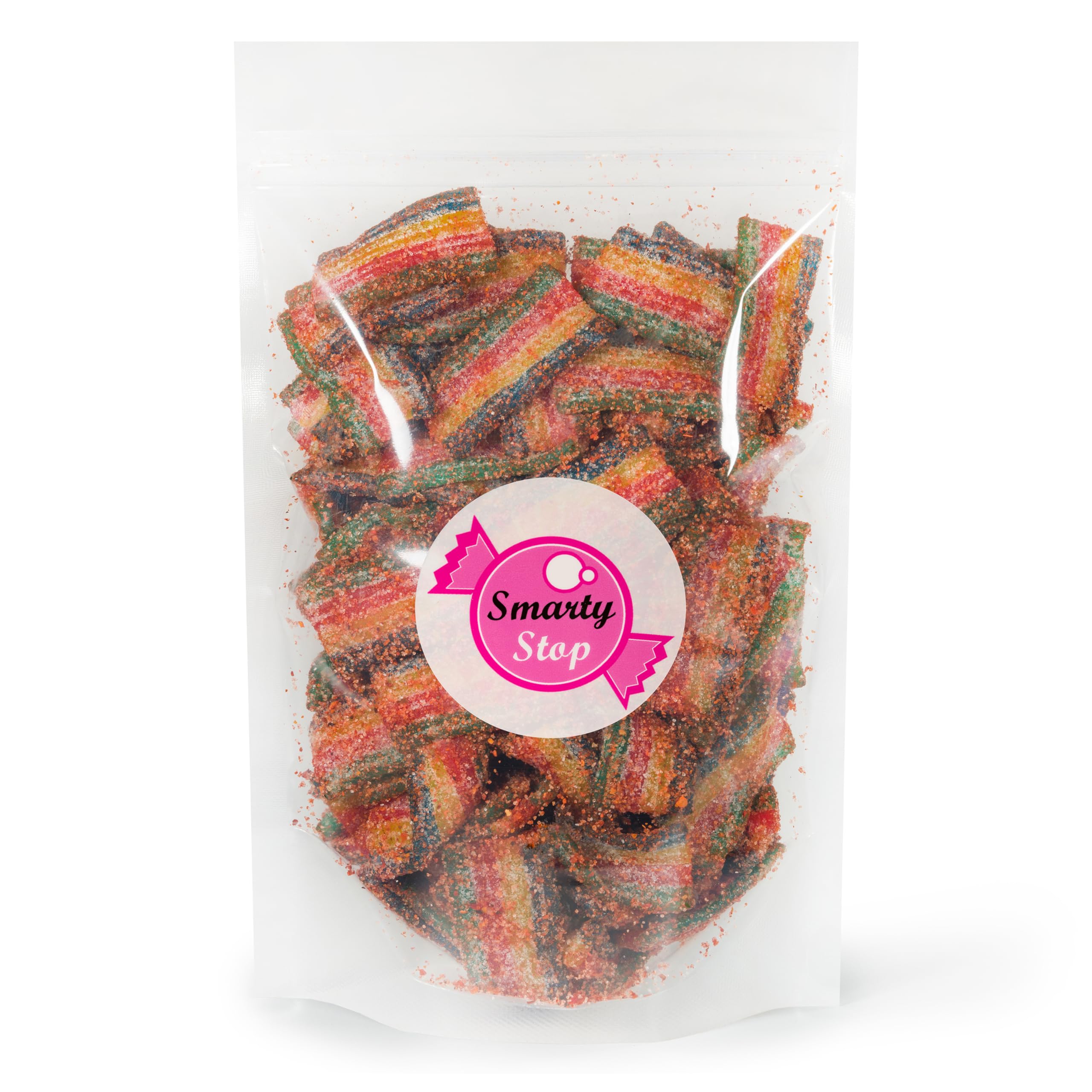 Smarty Stop Chamoy Covered Sour Gummy Candy, 2 lb Bulk Bag (Worm Gummy)