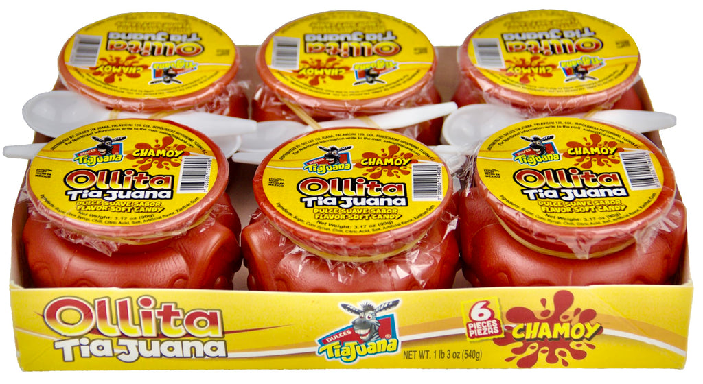 Ollita Tiajuana - Mini-Pot Tamarind Flavor Soft Candy: Dulce Suave Sabor Tamarindo
