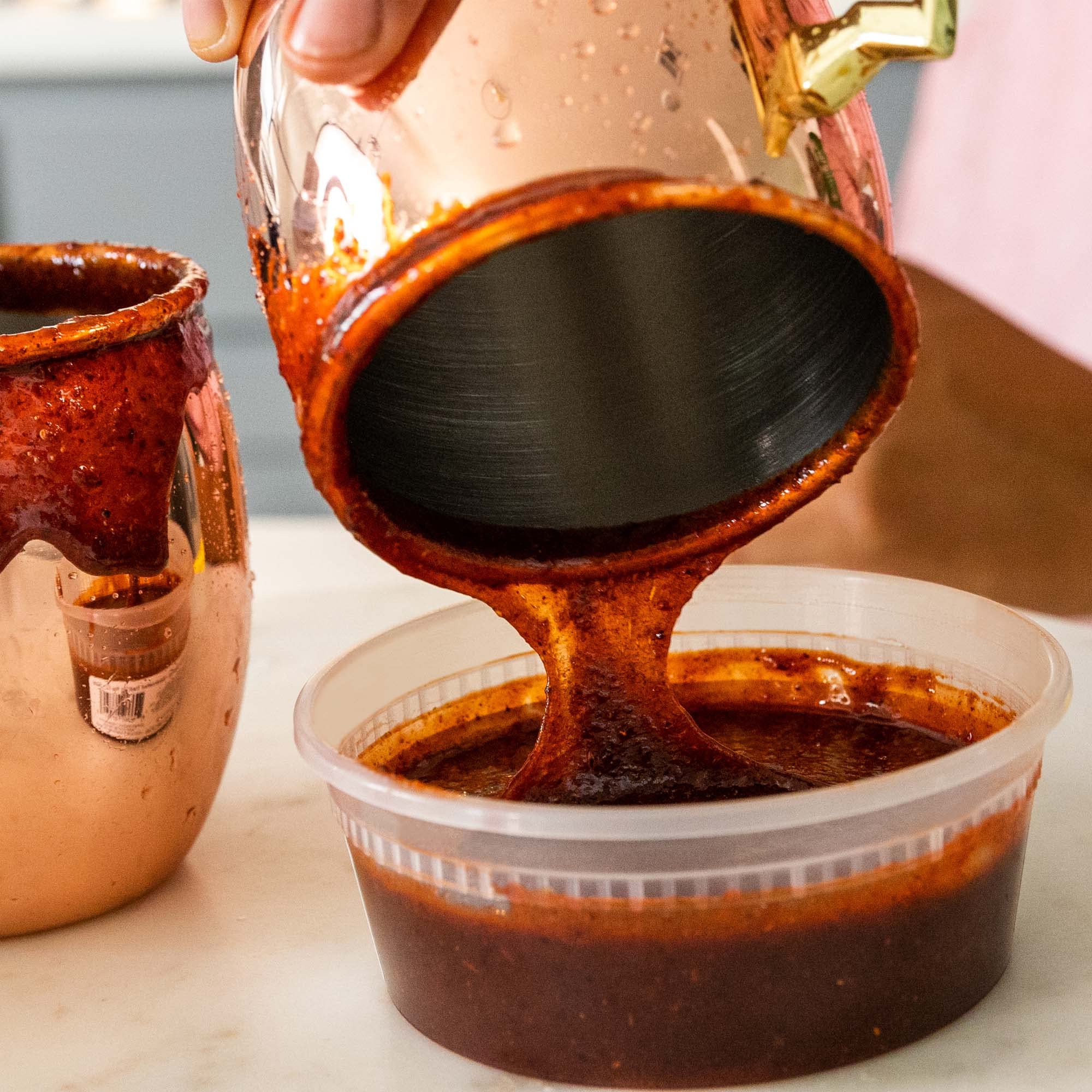 Cheilitas Chamoy Mexican Rim Candy Dip Paste 8 oz | Hand Crafted for Drinks, Cocktails, Micheladas, Beer and More (Tamarind)