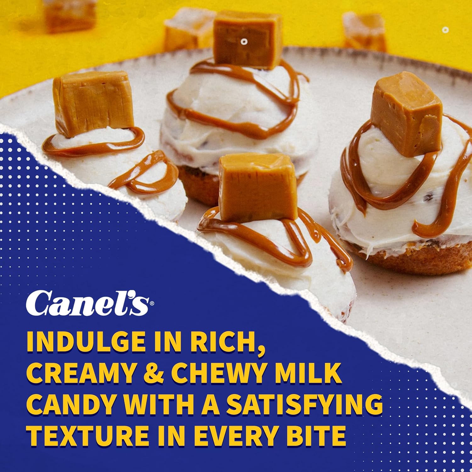 Canel's La Vaquita Assorted Milk Candy Mix, with Caramels, Coconut, Chocolate, and Pecan, Soft and Hard Candy and Lollipops, for Parties and Sharing, 2 Pound Bag (Pack of 1)