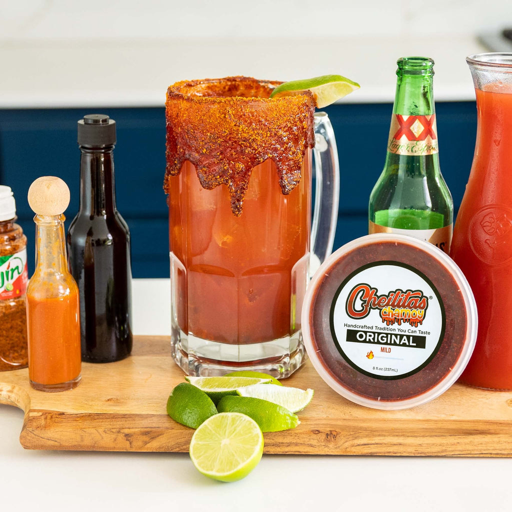 Cheilitas Chamoy Mexican Rim Candy Dip Paste 8 oz | Hand Crafted for Drinks, Cocktails, Micheladas, Beer and More (Tamarind)