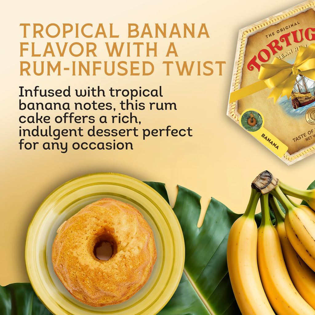 TORTUGA Provenance Rum Cake Variety Pack – 4 oz. - 6 Pack - The Perfect Premium Gourmet Gift for Stocking Stuffers, Gift Baskets, and Christmas Gifts - Great Mini Cakes for Delivery