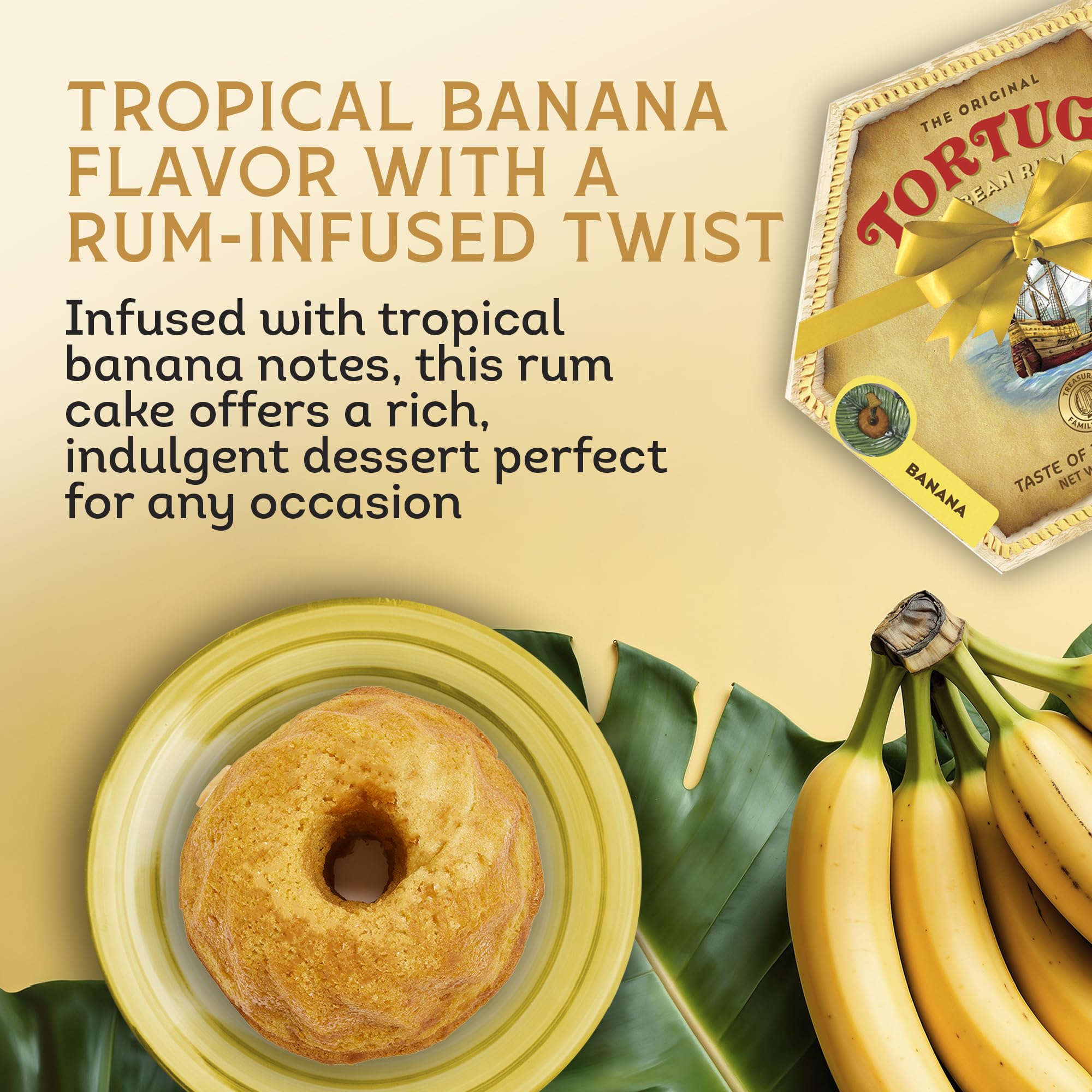 TORTUGA Provenance Rum Cake Variety Pack – 4 oz. - 6 Pack - The Perfect Premium Gourmet Gift for Stocking Stuffers, Gift Baskets, and Christmas Gifts - Great Mini Cakes for Delivery