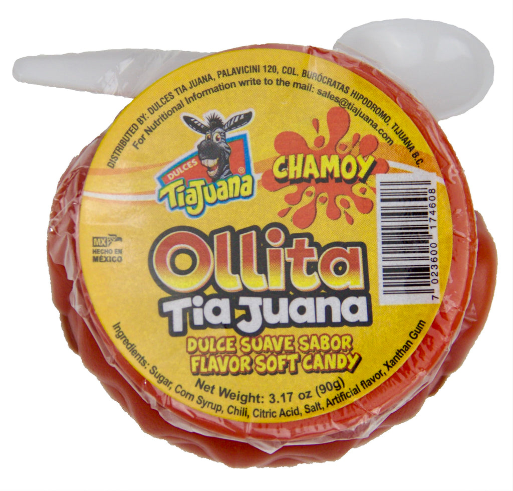 Ollita Tiajuana - Mini-Pot Tamarind Flavor Soft Candy: Dulce Suave Sabor Tamarindo