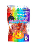 Chukilada peach rings, chamoy gummies