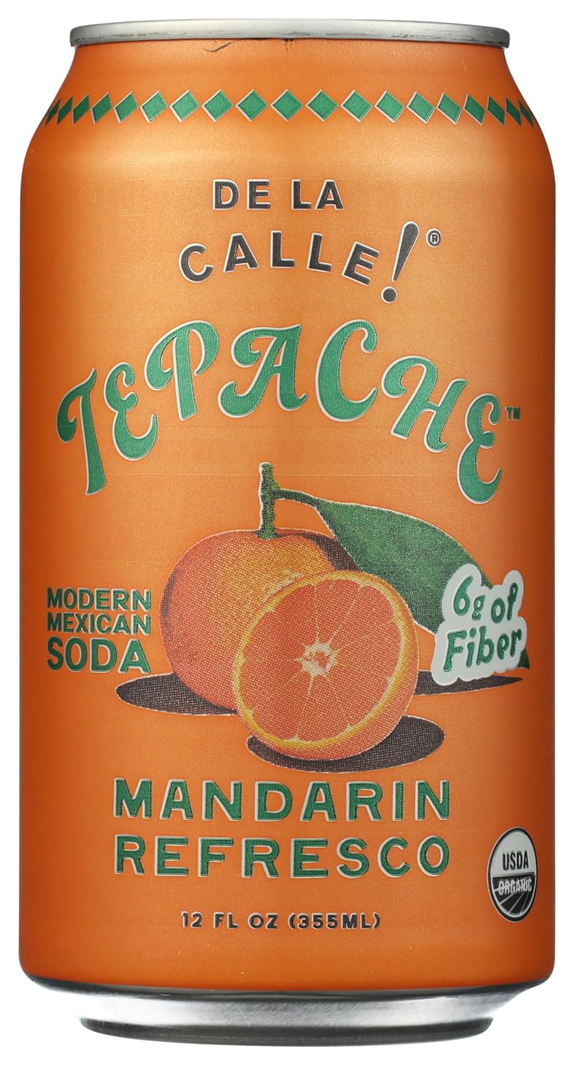 De La Calle, Organic Tepache Mandarin Refresco, 12 Fl Oz