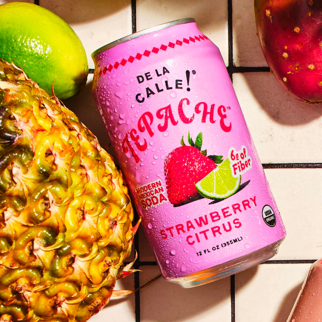 De La Calle Tepache - Mixta Variety Pack - Modern Mexican Soda - Craft Fermented Pineapple Sparkling Beverage - Certified Organic, Non-Alcoholic, Healthy Soda, Low Sugar, Low Calorie, Non-GMO
