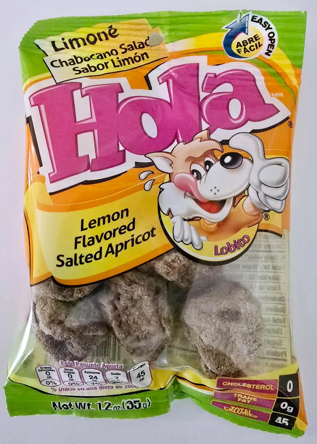 Hola Lobito Variety Pack – 6 Flavors of Mexican Salted Plums & Apricots | Sweet, Spicy & Sour Fruit Snacks, 6-Pack