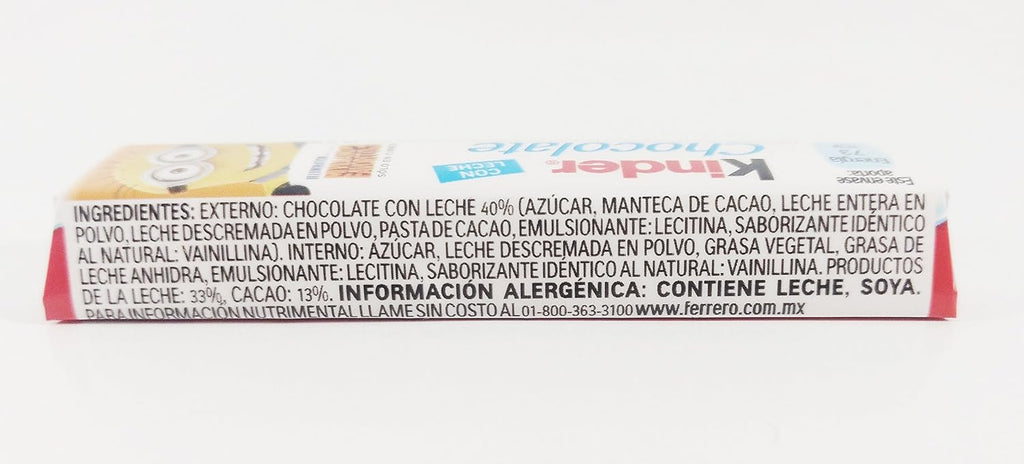 pelon pelo rico Mini Tamarind Push up Candy, 18-Count, Bag Authentic Mexican Candy with Free Chocolate Kinder Bar Included