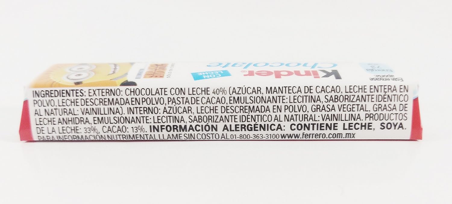 pelon pelo rico Mini Tamarind Push up Candy, 18-Count, Bag Authentic Mexican Candy with Free Chocolate Kinder Bar Included
