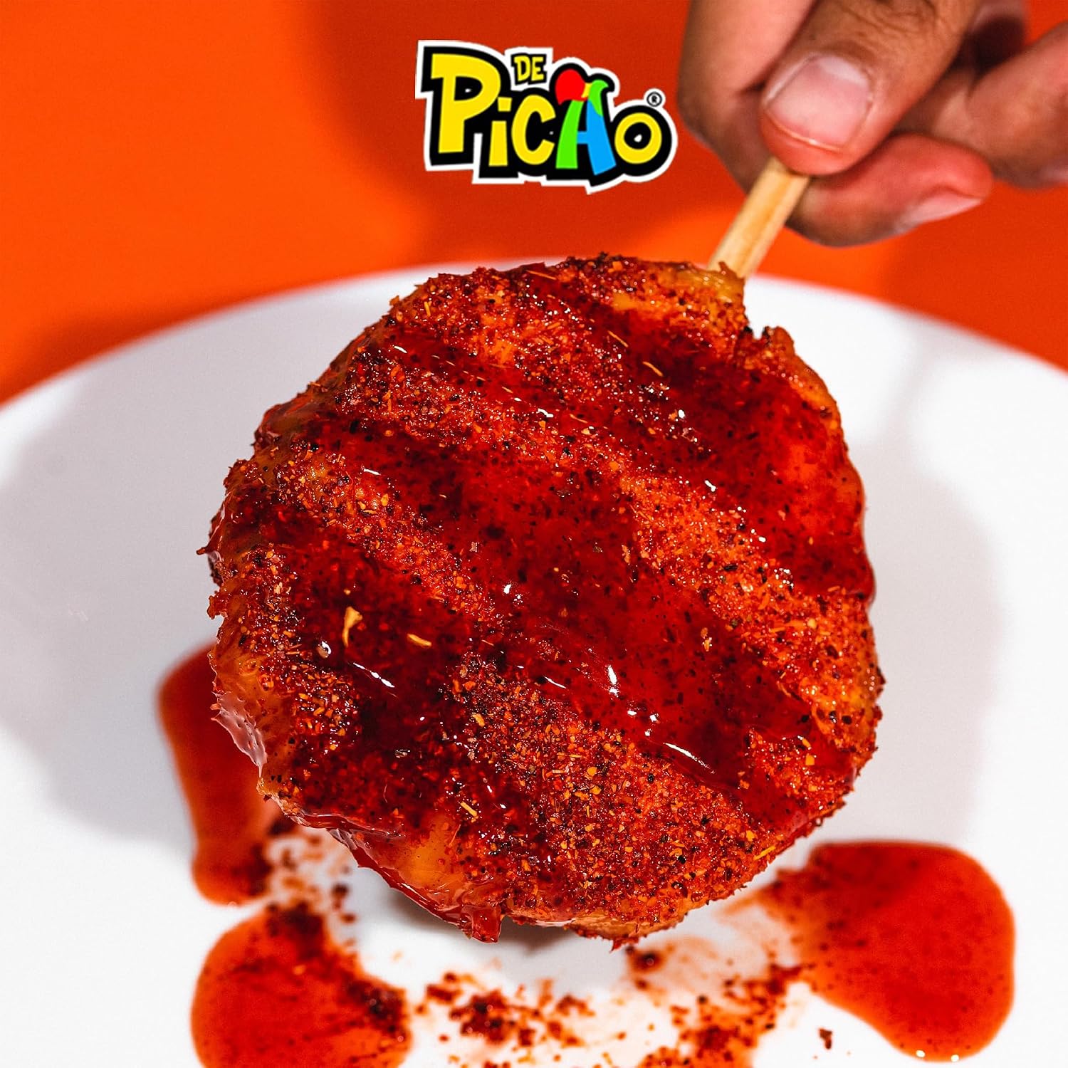 PiCAo Soft Tamarind Candy to Cover Apples, 5 count, 400g.,Tamarindo Mexican Candy Apple, Cubre Manzana, Dulces Mexicanos