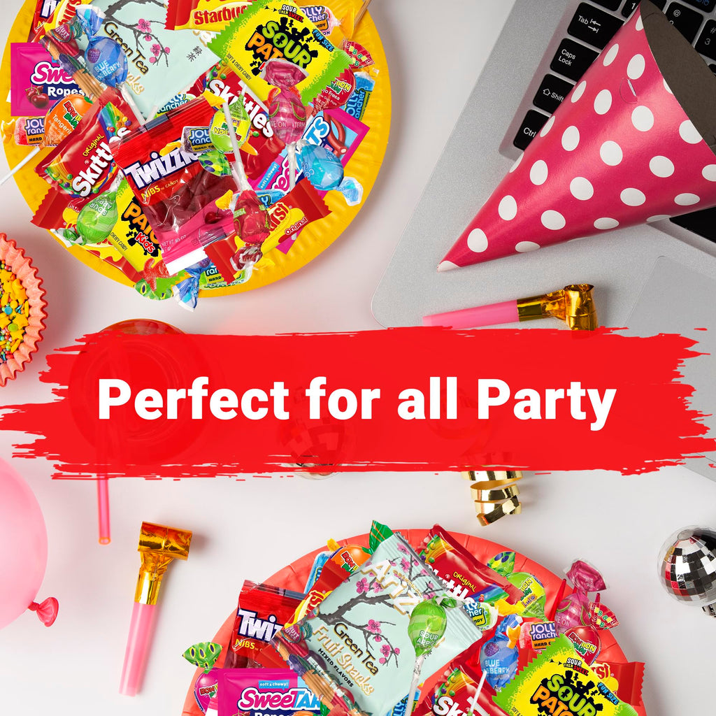 Bulk Candy Variety Pack – 5 LB Ultimate Assorted Fruit Flavored Candies, Chews And Gummies, Individually Wrapped Party Candy For Birthdays, Piñatas, Classrooms, Office Treats And Everyday Snacking