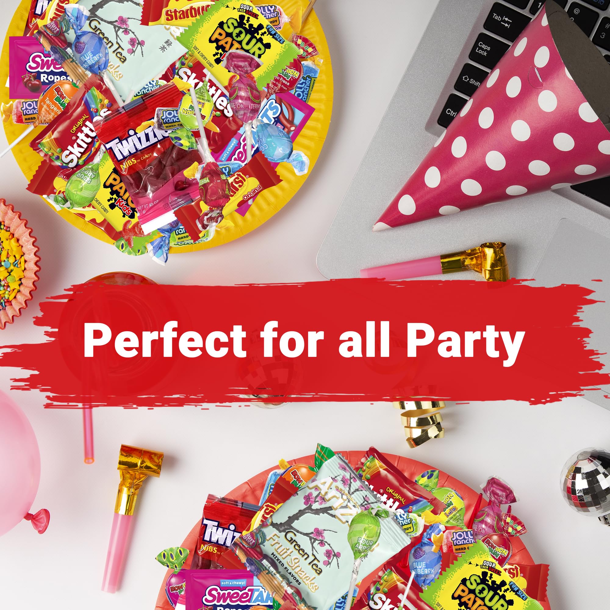 Bulk Candy Variety Pack – 5 LB Ultimate Assorted Fruit Flavored Candies, Chews And Gummies, Individually Wrapped Party Candy For Birthdays, Piñatas, Classrooms, Office Treats And Everyday Snacking