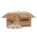 Strawberry Hard Candy Individually Wrapped by Cambie, 2 lbs of Strawberry Candy with a Deliciously Sweet Hard Exterior with a Soft, Fruit-Filled Center