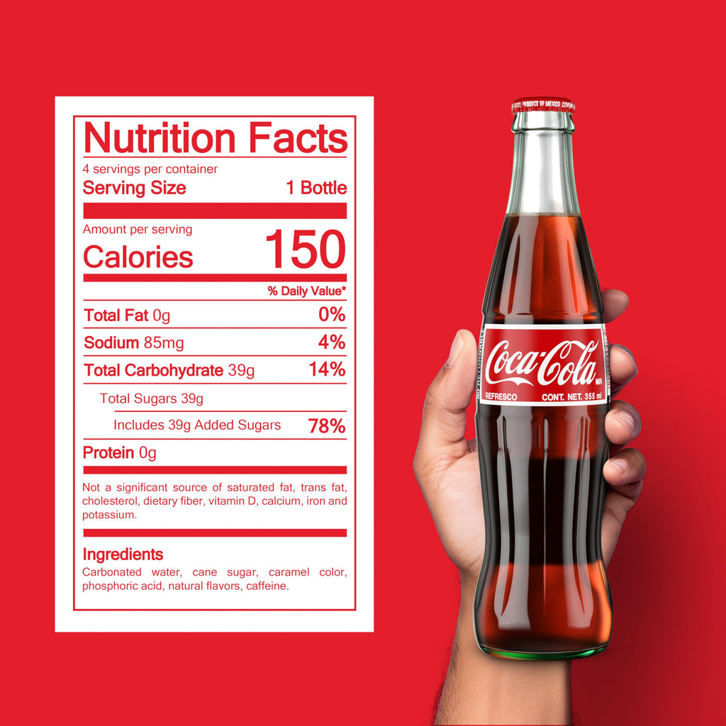 Coke de Mexico Mexican Coke Glass Bottle, 12 fl oz