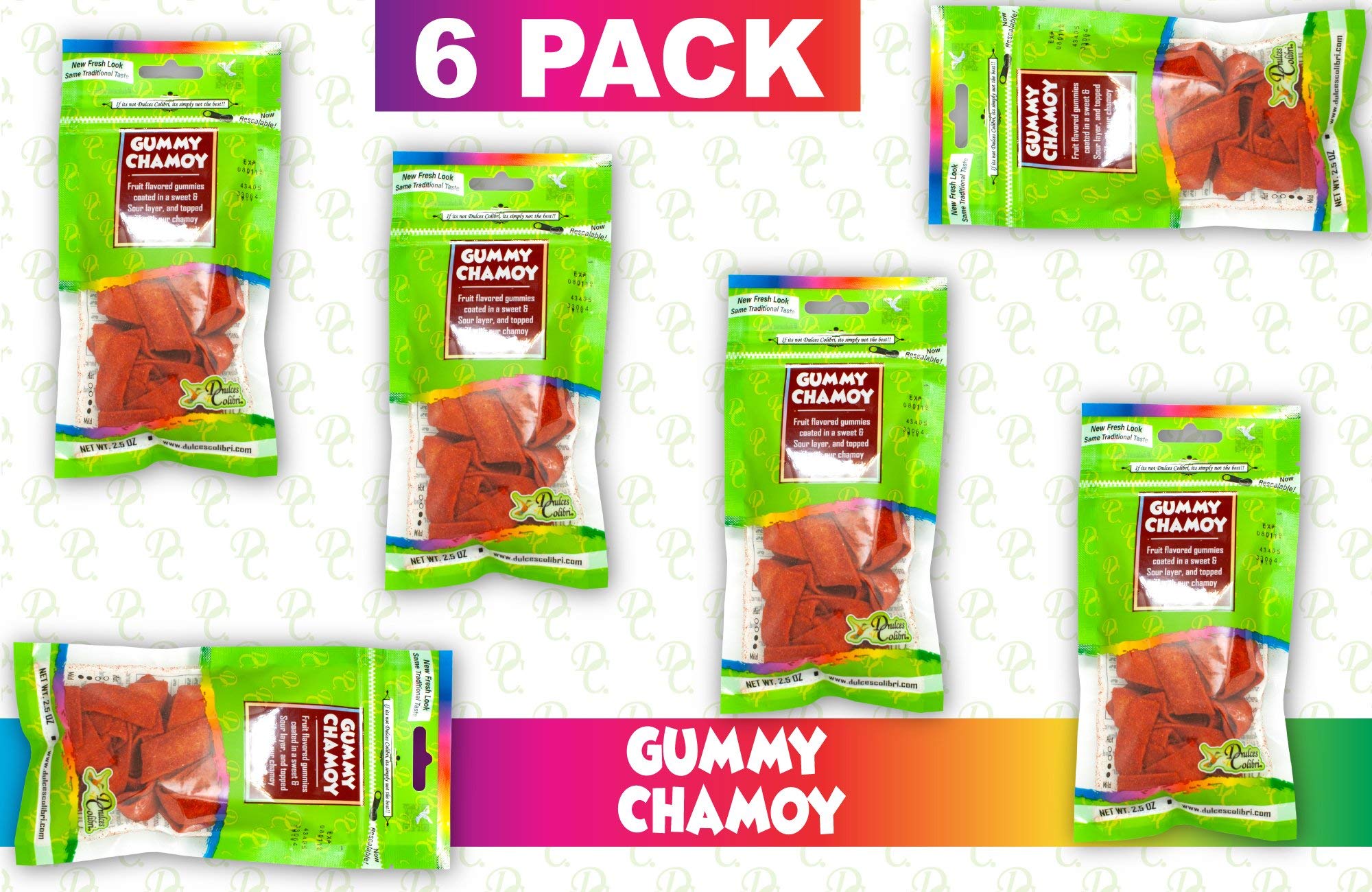 Dry Chamoy Coated Mango Gummies | 9oz Jar | PREMIUM | Mess Free | Authentic Bold Mexican Flavors | Artisan Made, Fresh & Delicious|