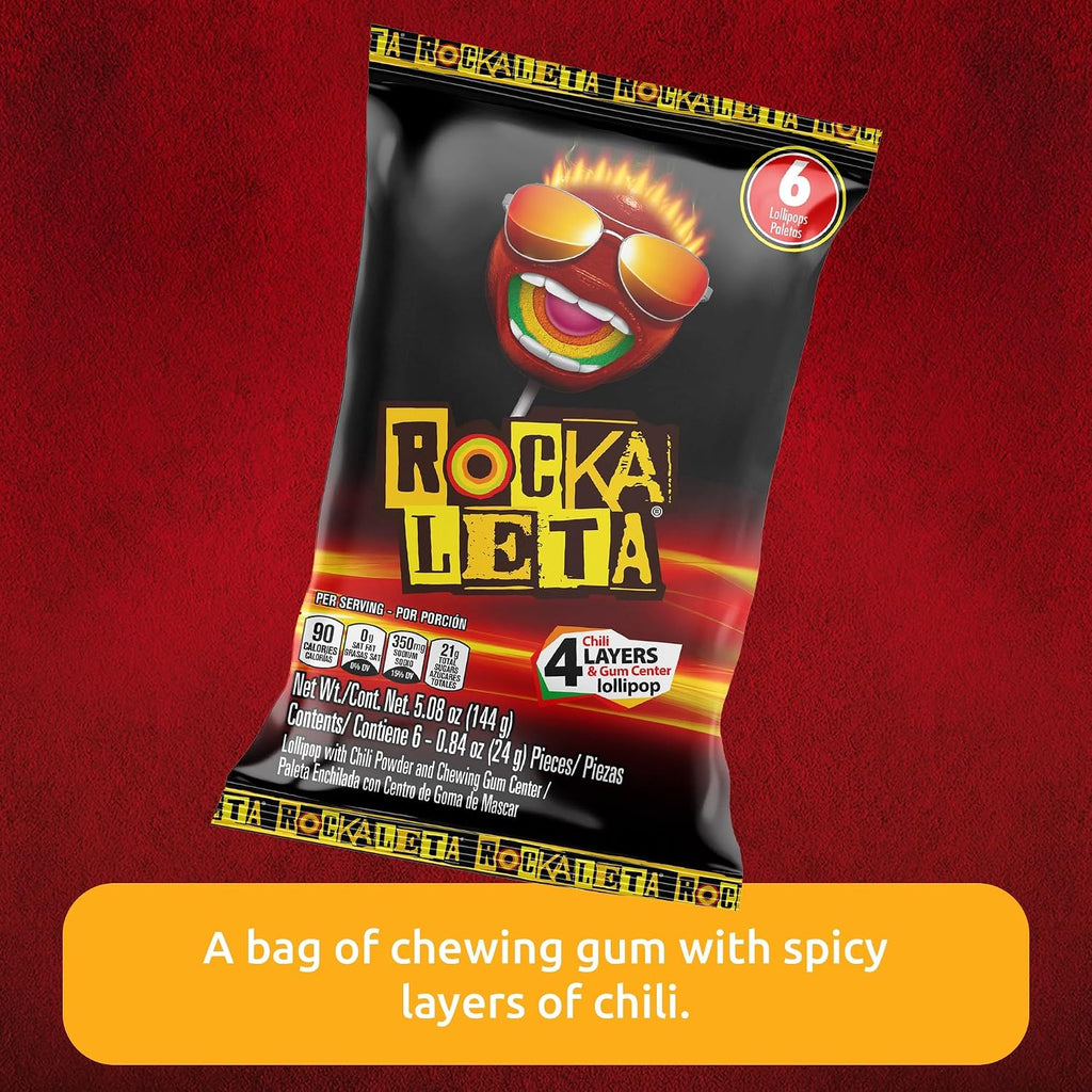 Rockaleta Lollipops - Bag with 6 Pieces