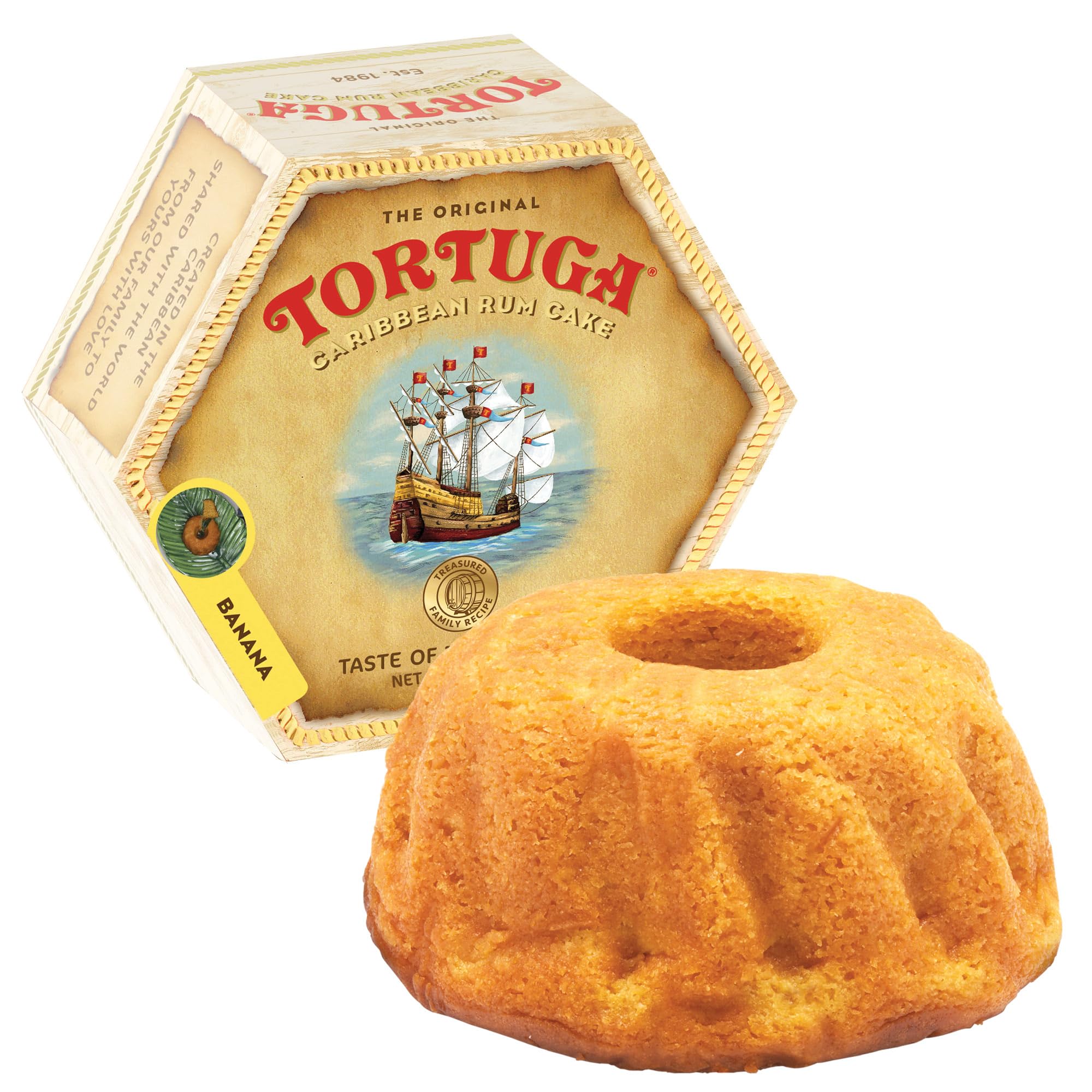 TORTUGA Provenance Rum Cake Variety Pack – 4 oz. - 6 Pack - The Perfect Premium Gourmet Gift for Stocking Stuffers, Gift Baskets, and Christmas Gifts - Great Mini Cakes for Delivery