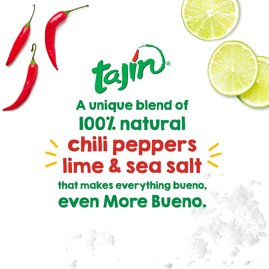 Tajin Clásico Seasoning, Authentic Mexican Chili Lime Spice Blend for Fruit, Snacks, Tacos, and Cocktails, Zesty Flavor Enhancer, 14 oz (Pack of 1)