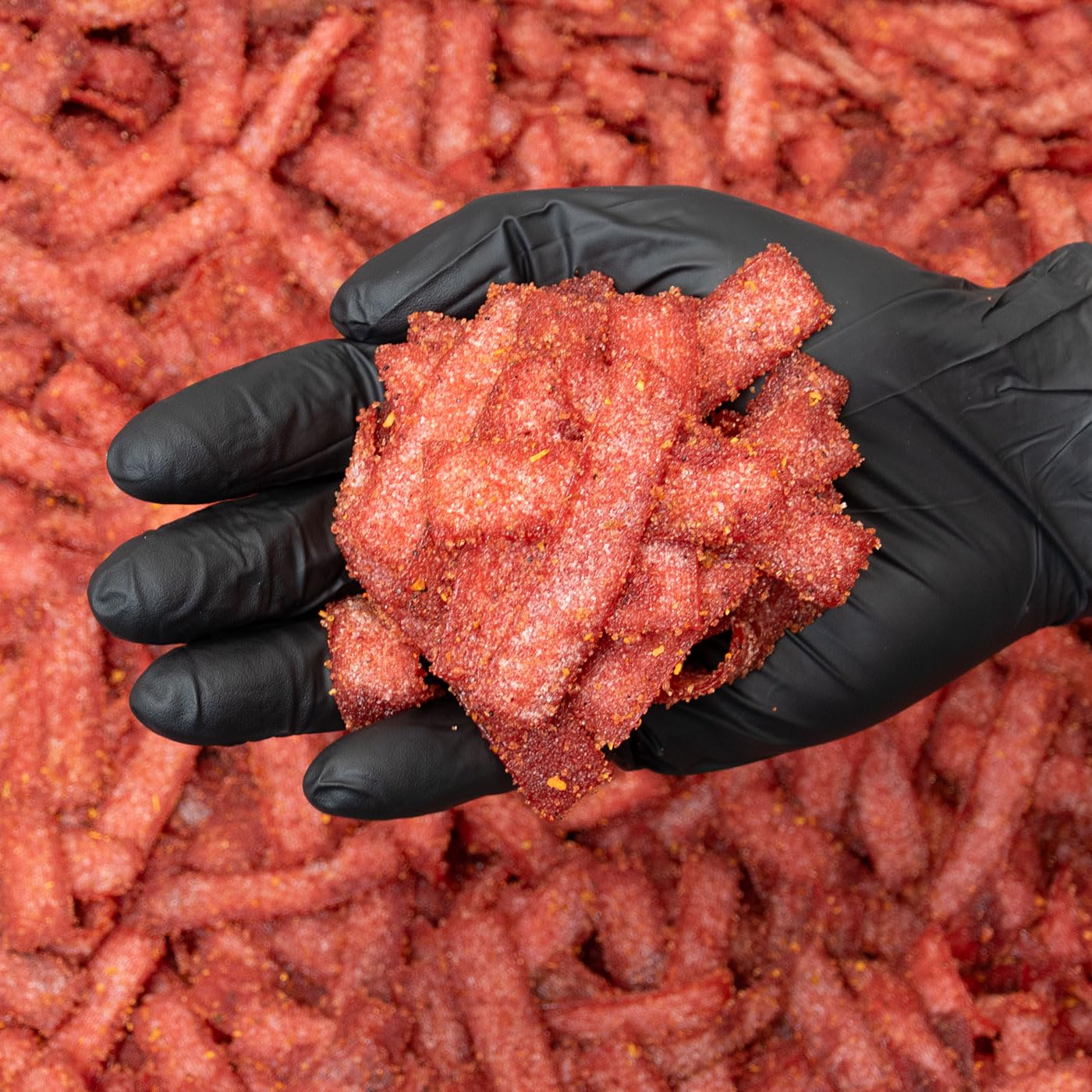 Goso Gummies Sour Strawberry Chamoy Strips – 4oz Bag | Tangy Candy With Real Chamoy Flavor | Sour, Spicy, Sweet | TikTok Viral Candy | Premium Gummy Belt Snacks | Resealable Bag
